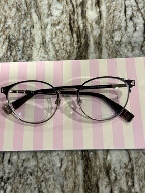 FURLA Round FRAMES EYEGLASSES VFU551K Col 0E59 BROWN / GOLD 51-20-135